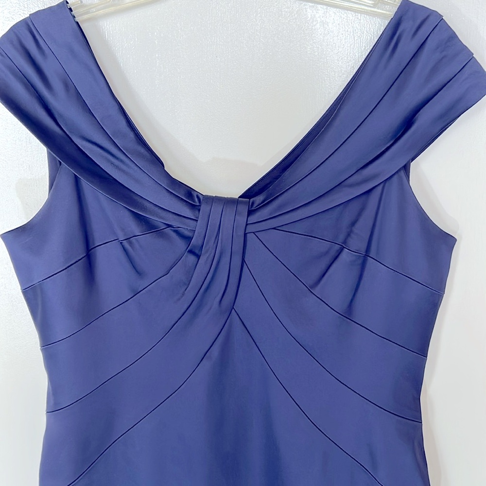 Jones New York Navy Blue Cocktail dress- off the shoulder, size 12